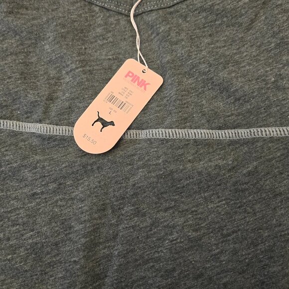 PINK Victoria's Secret Women's Gray Tank - Size L - NWT - Picture 5 of 5